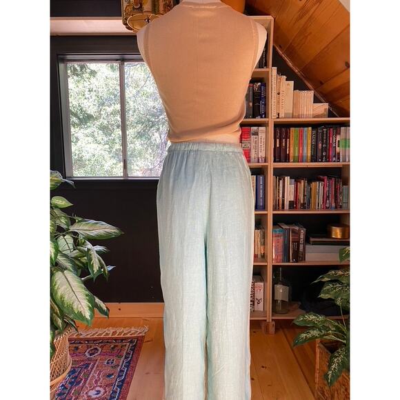 Linen Pants Blue - Picture 5 of 6